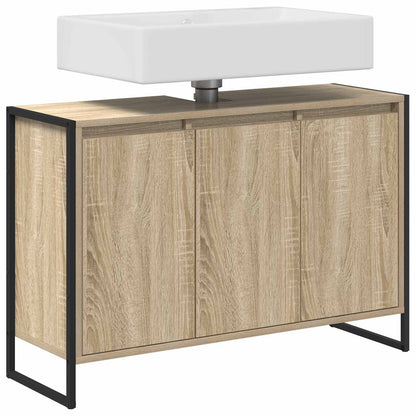 vidaXL Bathroom Cabinet Sonoma 90 x 30 x 60 cm Engineered Wood