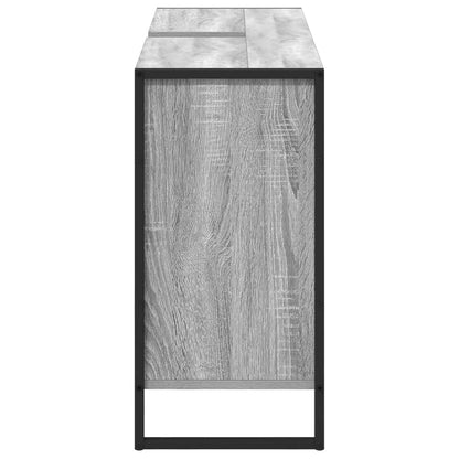 vidaXL Bathroom Cabinet Grey Sonoma 90 x 30 x 60 cm Engineered Wood