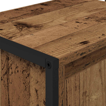 vidaXL Bathroom Cabinet Old Wood 90 x 30 x 60 cm Engineered Wood