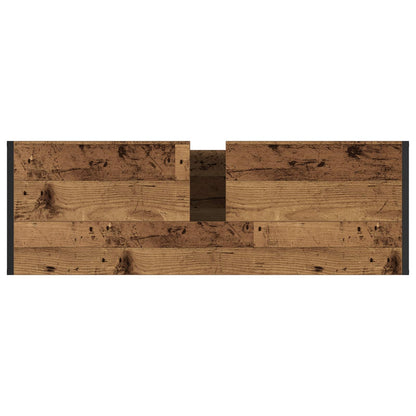vidaXL Bathroom Cabinet Old Wood 90 x 30 x 60 cm Engineered Wood