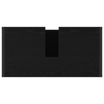 vidaXL Bathroom Cabinet Black Oak 60 x 30 x 60 cm Engineered Wood