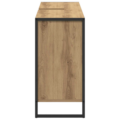 vidaXL Bathroom Cabinet Artisian Oak 60 x 30 x 60 cm Engineered Wood