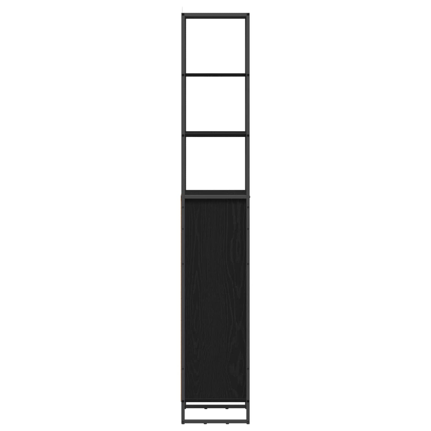 vidaXL Bathroom Cabinet Black Oak 40 x 30 x 180 cm Engineered Wood