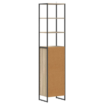 vidaXL Bathroom Cabinet Sonoma 40 x 30 x 180 cm Engineered Wood