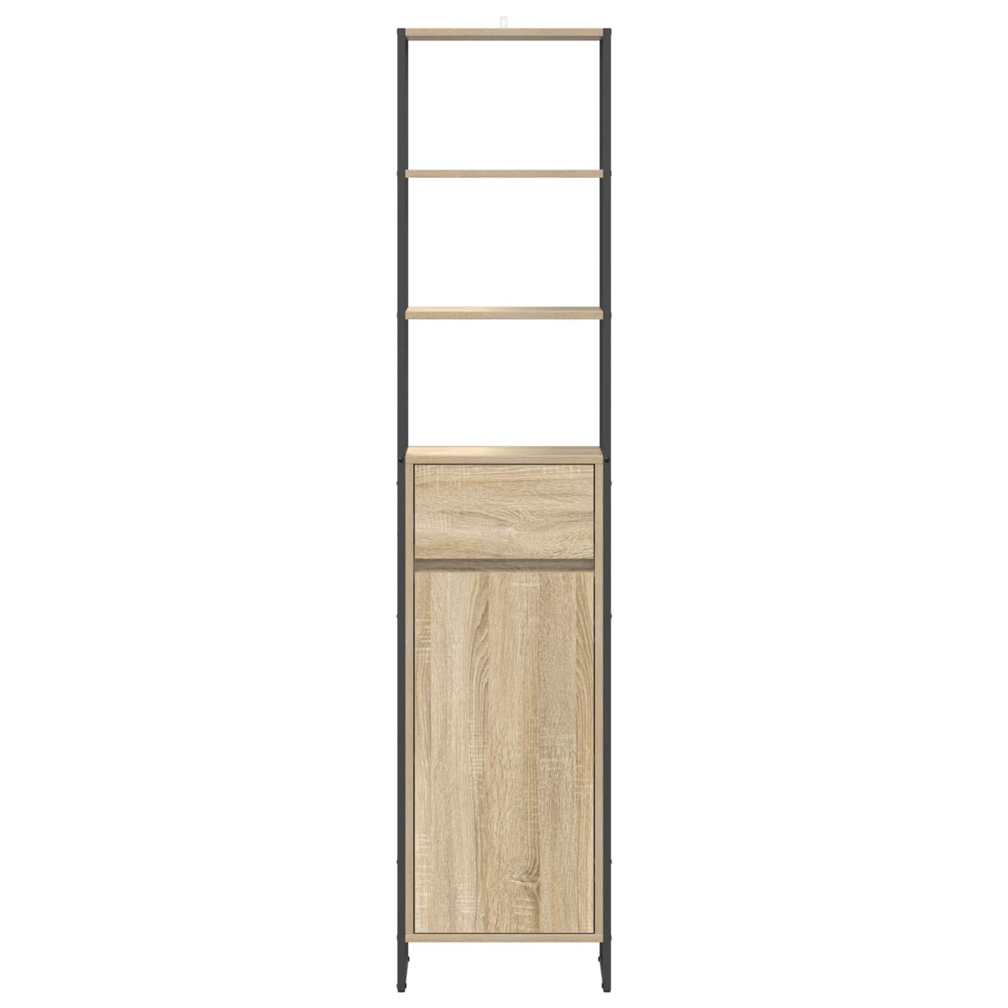 vidaXL Bathroom Cabinet Sonoma 40 x 30 x 180 cm Engineered Wood