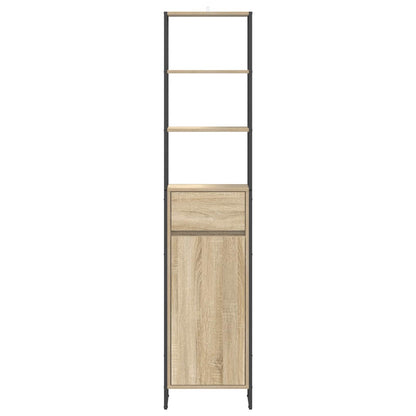 vidaXL Bathroom Cabinet Sonoma 40 x 30 x 180 cm Engineered Wood
