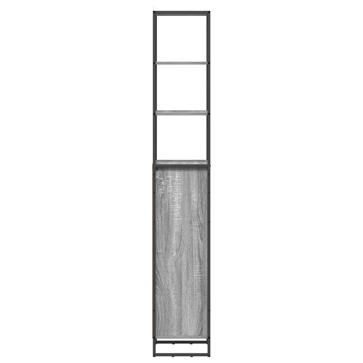 vidaXL Bathroom Cabinet Grey Sonoma 40 x 30 x 180 cm Engineered Wood