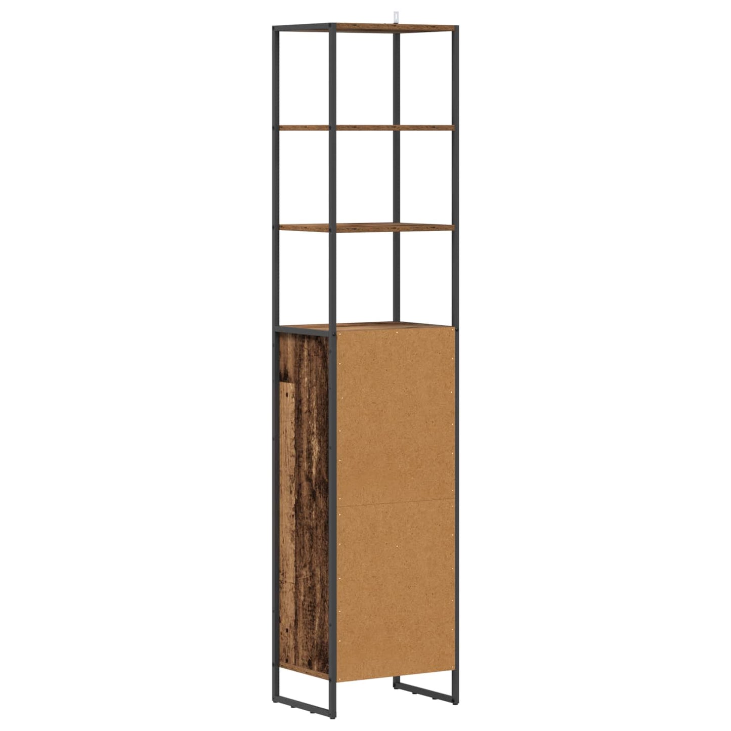 vidaXL Bathroom Cabinet Old Wood 40 x 30 x 180 cm Engineered Wood
