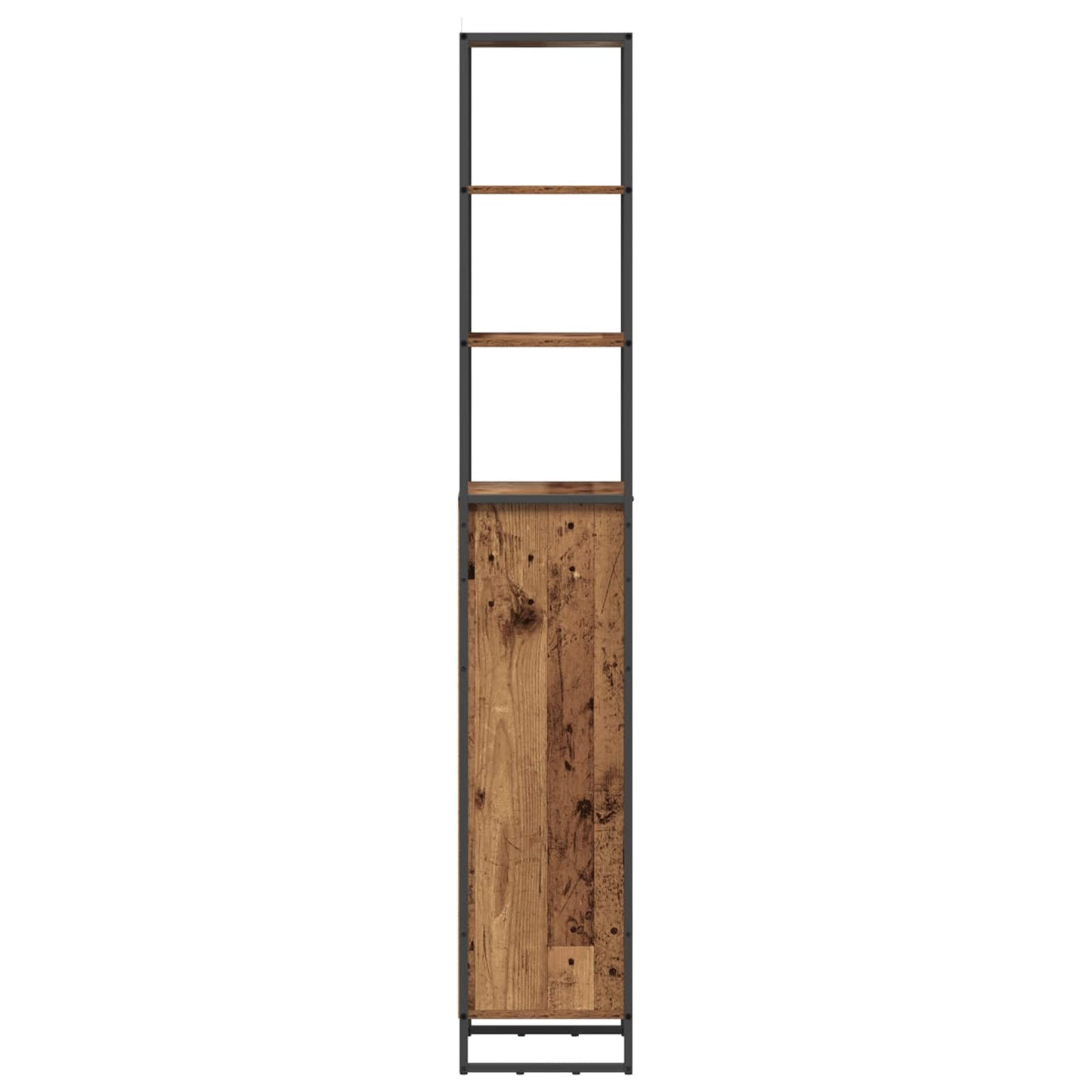 vidaXL Bathroom Cabinet Old Wood 40 x 30 x 180 cm Engineered Wood