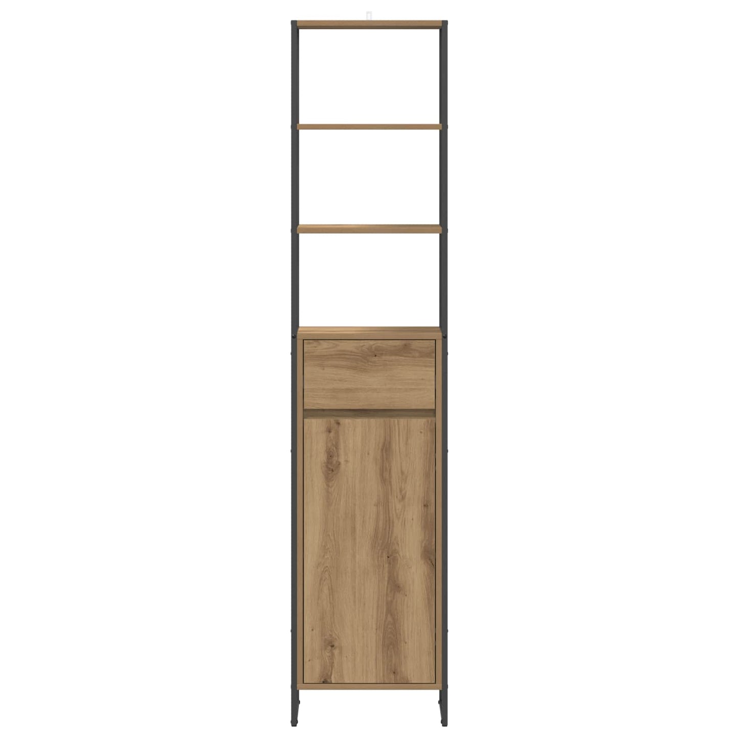 vidaXL Bathroom Cabinet Artisian Oak 40 x 30 x 180 cm Engineered Wood