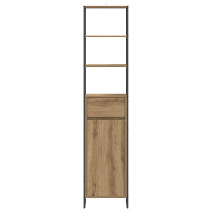 vidaXL Bathroom Cabinet Artisian Oak 40 x 30 x 180 cm Engineered Wood