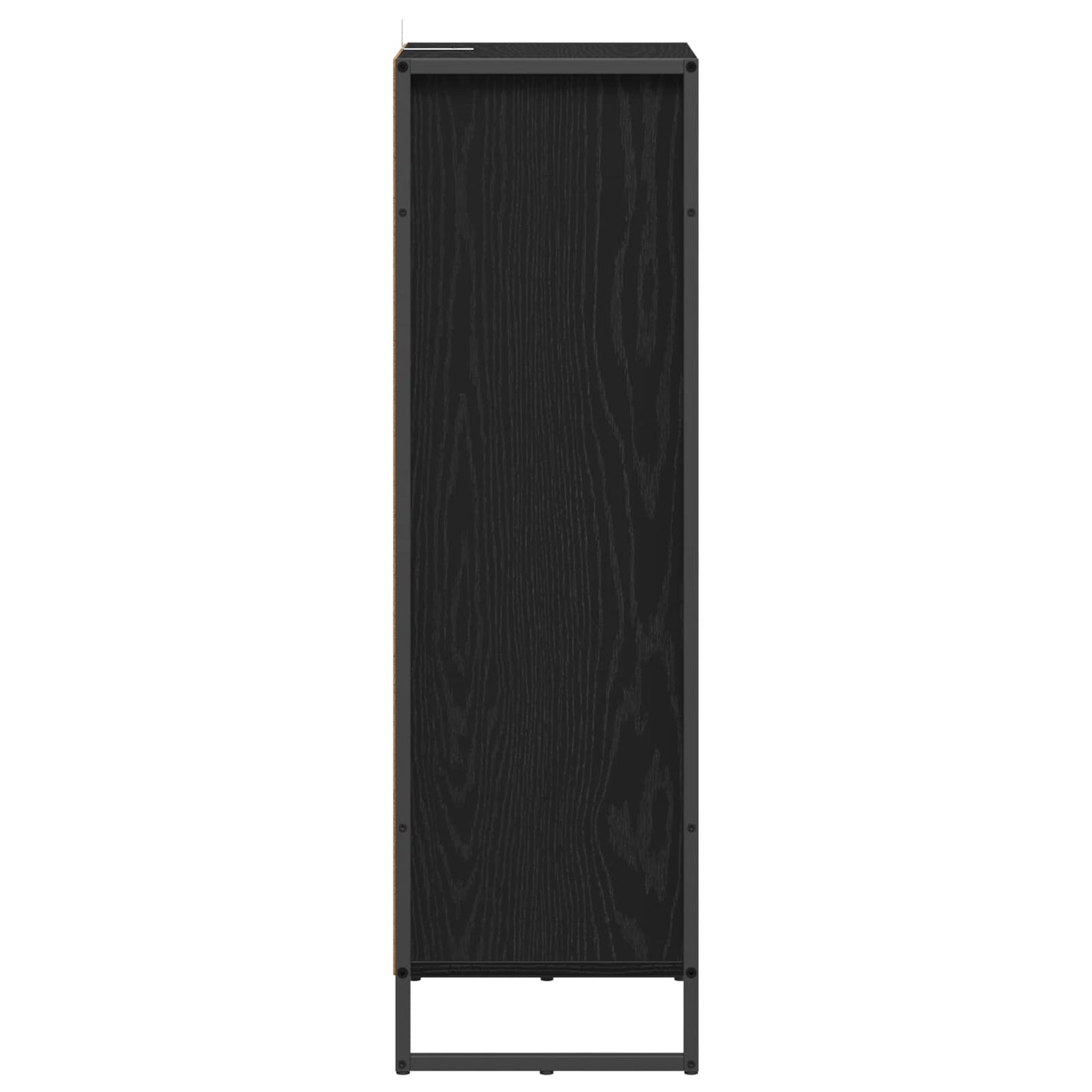 vidaXL Bathroom Cabinet Black Oak 40 x 30 x 100 cm Engineered Wood