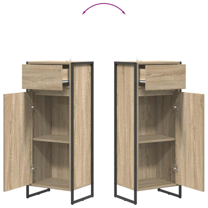 vidaXL Bathroom Cabinet Sonoma 40 x 30 x 100 cm Engineered Wood
