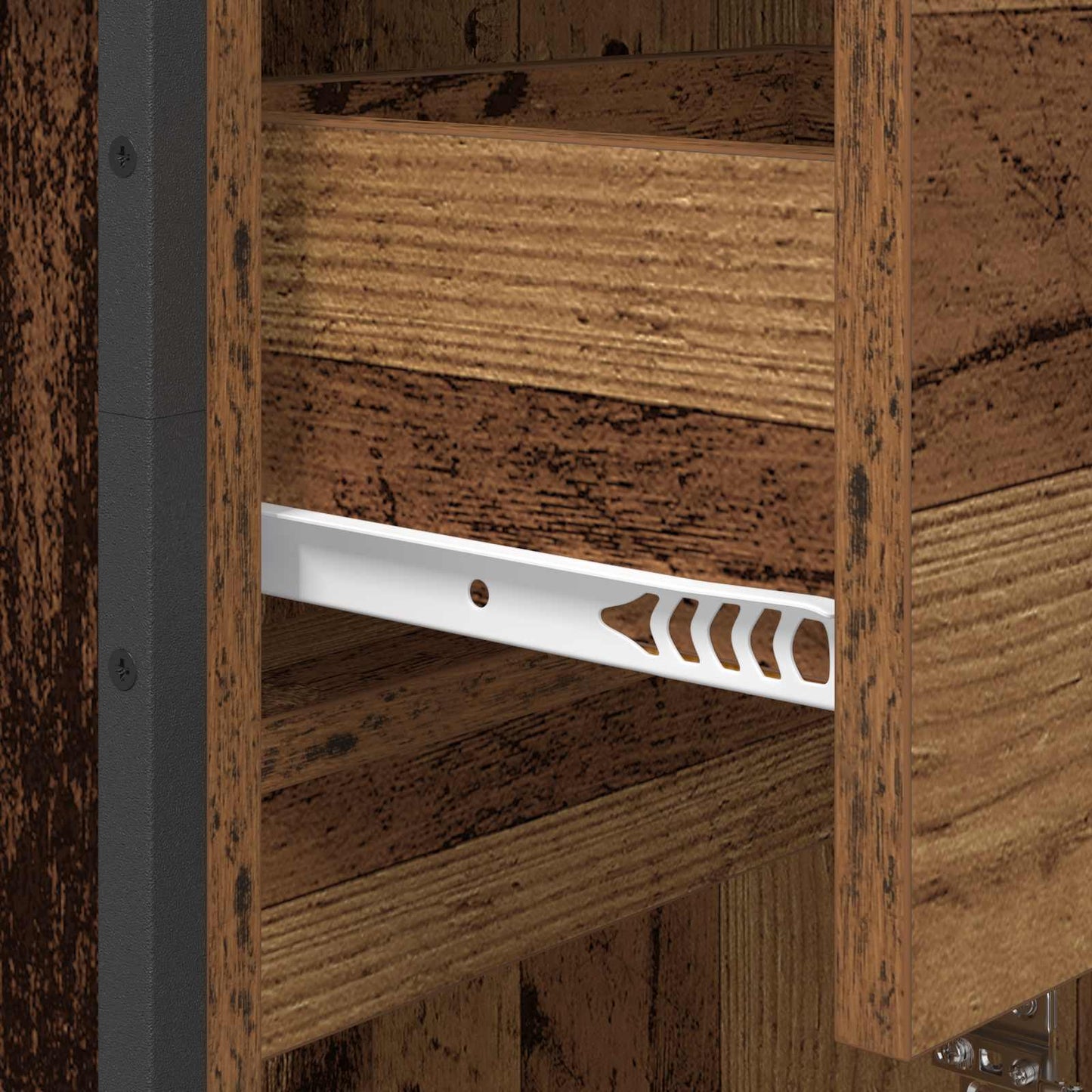 vidaXL Bathroom Cabinet Old Wood 40 x 30 x 100 cm Engineered Wood