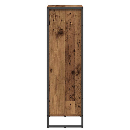 vidaXL Bathroom Cabinet Old Wood 40 x 30 x 100 cm Engineered Wood