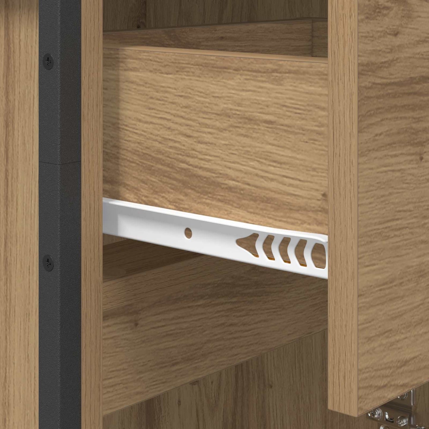 vidaXL Bathroom Cabinet Artisian Oak 40 x 30 x 100 cm Engineered Wood
