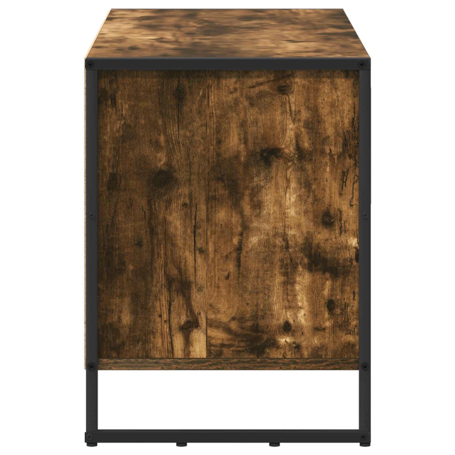 vidaXL TV Cabinet Smoke Oak 100 x 36 x 49.5 cm Engineered Wood