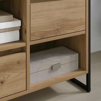 vidaXL TV Cabinet 100 x 36 x 49.5 cm Artisian Oak Engineered Wood