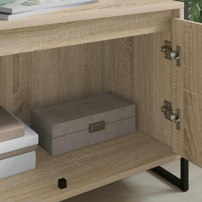 vidaXL TV Cabinet Sonoma 140 x 36 x 49.5 cm Engineered Wood