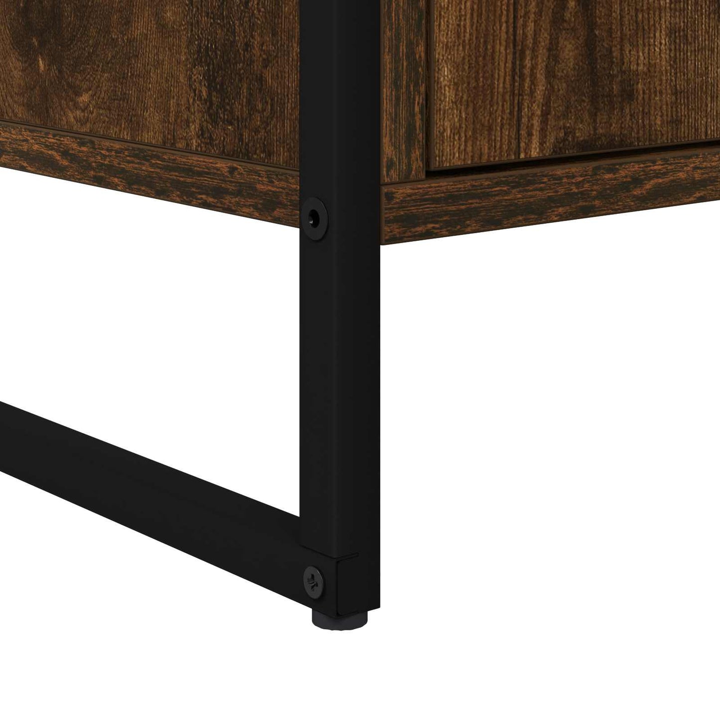vidaXL TV Cabinet Smoke Oak 140 x 36 x 49.5 cm Engineered Wood