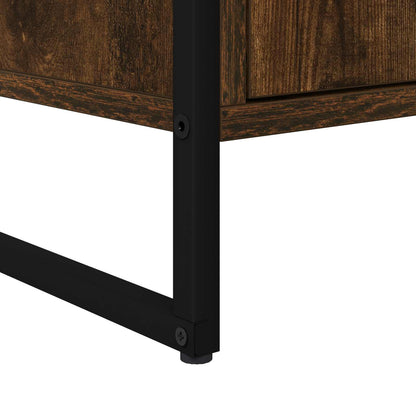 vidaXL TV Cabinet Smoke Oak 140 x 36 x 49.5 cm Engineered Wood