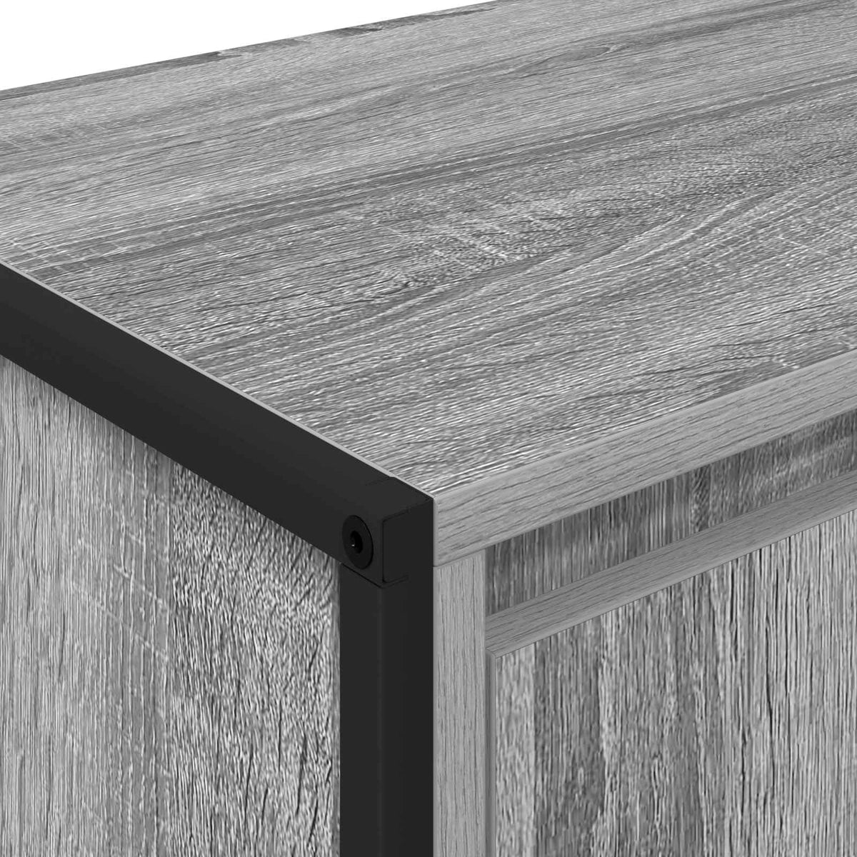 vidaXL TV Cabinet 140 x 36 x 49.5 cm Grey Sonoma Engineered Wood