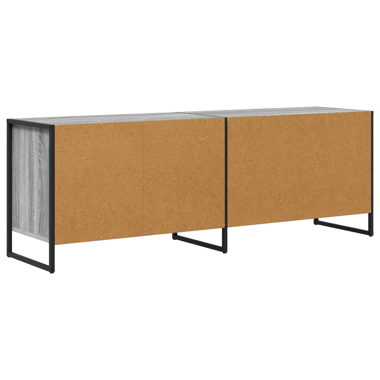 vidaXL TV Cabinet Grey Sonoma 140 x 36 x 49.5 cm Engineered Wood