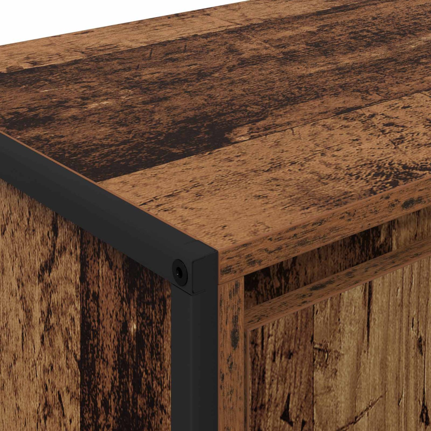 vidaXL TV Cabinet Old Wood 140 x 36 x 49.5 cm Engineered Wood