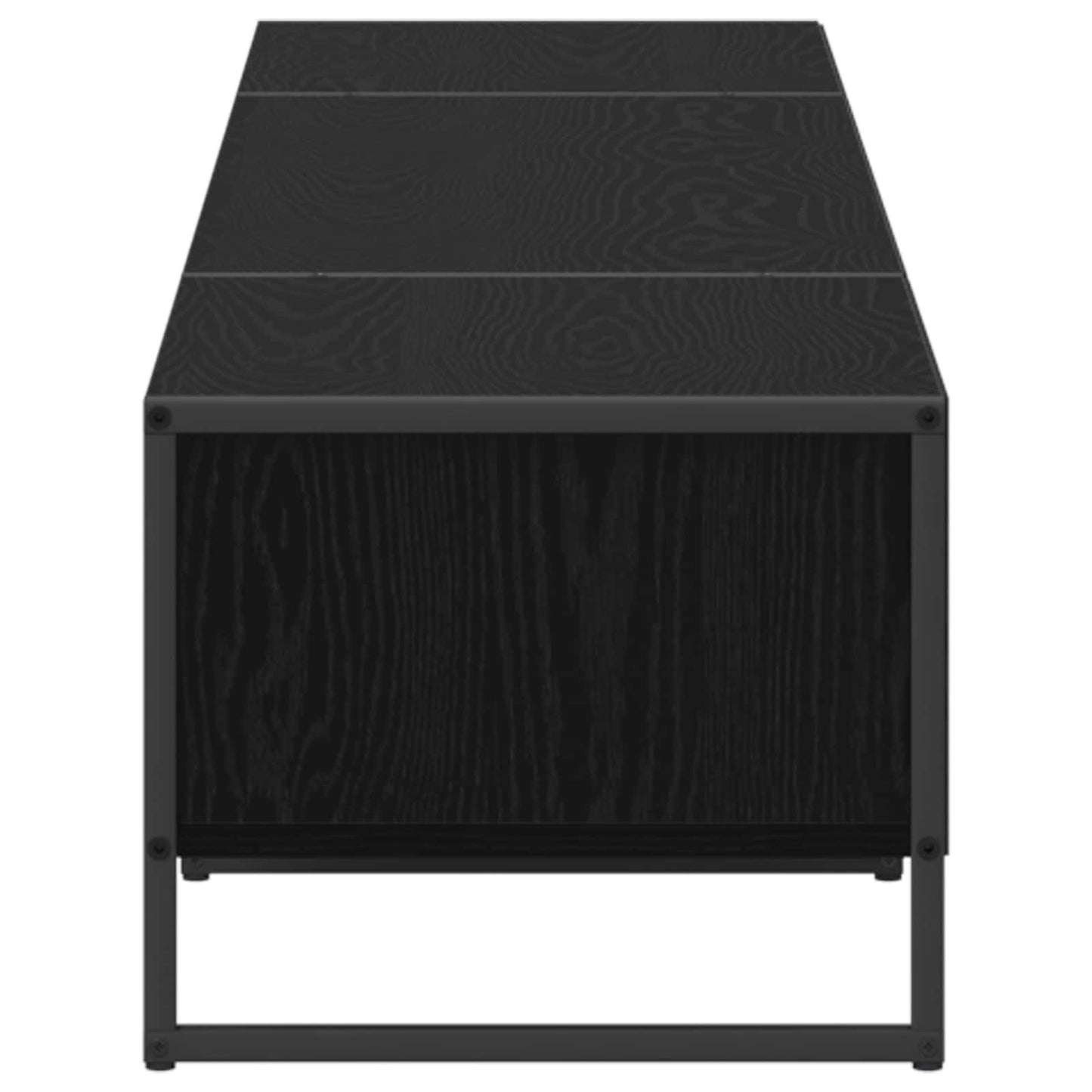 vidaXL TV Cabinet Black Oak 170.5 x 36 x 30.5 cm Engineered Wood