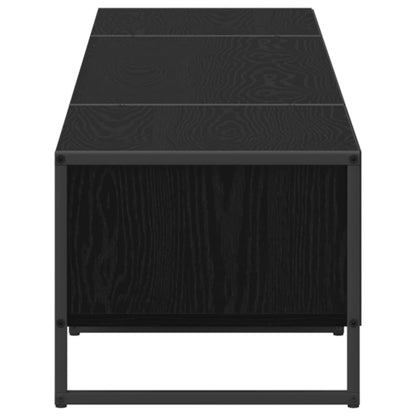vidaXL TV Cabinet Black Oak 170.5 x 36 x 30.5 cm Engineered Wood