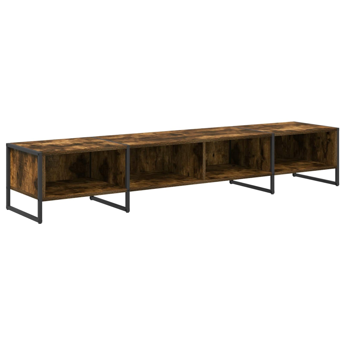 vidaXL TV Cabinet 170.5 x 36 x 30.5 cm Smoke Oak Engineered Wood