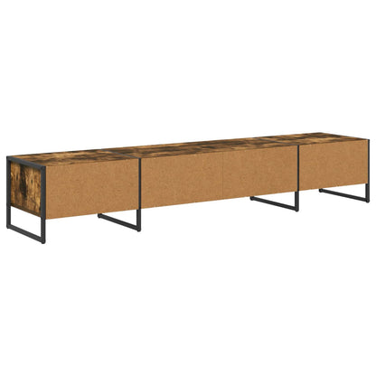 vidaXL TV Cabinet 170.5 x 36 x 30.5 cm Smoke Oak Engineered Wood