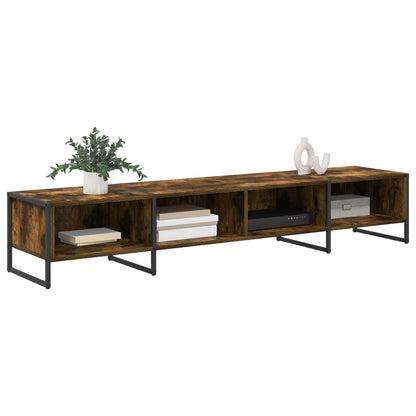 vidaXL TV Cabinet 170.5 x 36 x 30.5 cm Smoke Oak Engineered Wood