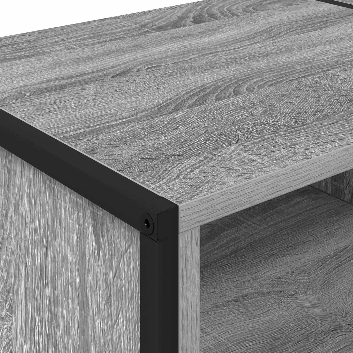 vidaXL TV Cabinet Grey Sonoma 170.5 x 36 x 30.5 cm Engineered Wood