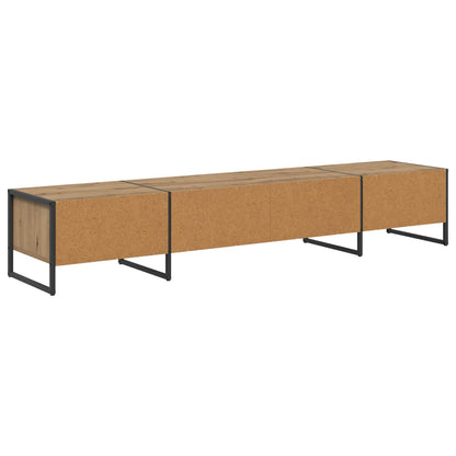 vidaXL TV Cabinet Artisian Oak 170.5 x 36 x 30.5 cm Engineered Wood
