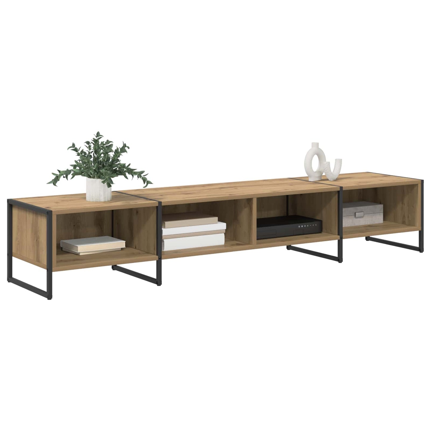 vidaXL TV Cabinet Artisian Oak 170.5 x 36 x 30.5 cm Engineered Wood