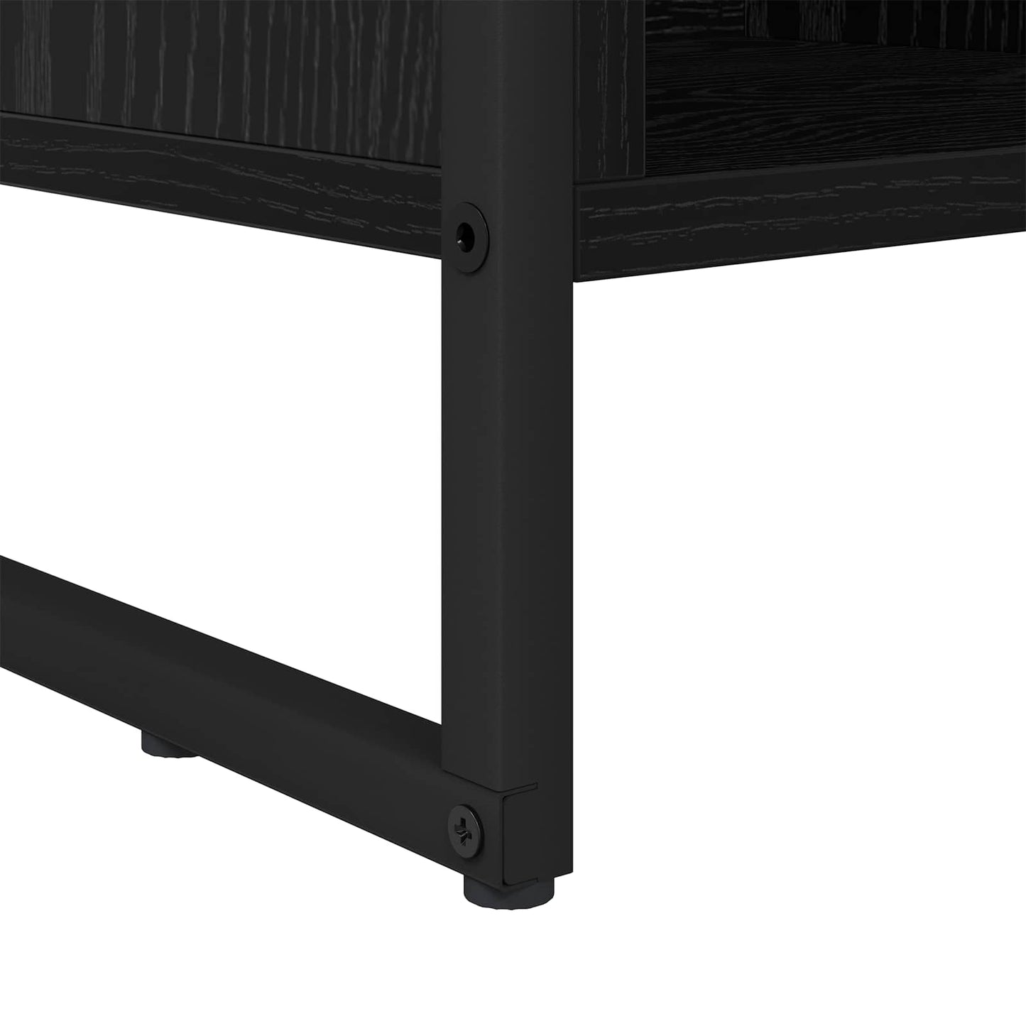 vidaXL Book Cabinet 99.5 x 30 x 108.5 cm Engineered Wood Black Oak