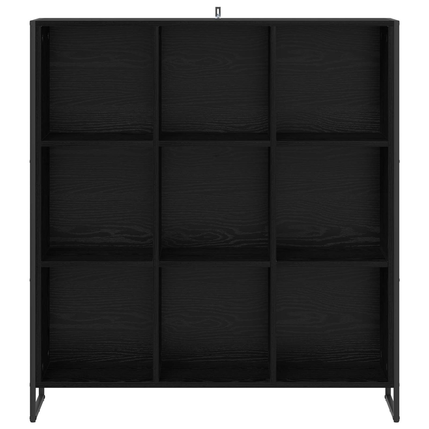 vidaXL Book Cabinet 99.5 x 30 x 108.5 cm Engineered Wood Black Oak