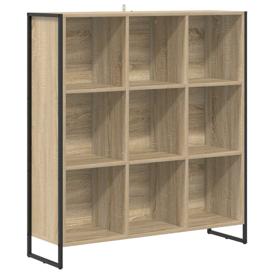 vidaXL Book Cabinet 99.5 x 30 x 108.5 cm Engineered Wood Sonoma