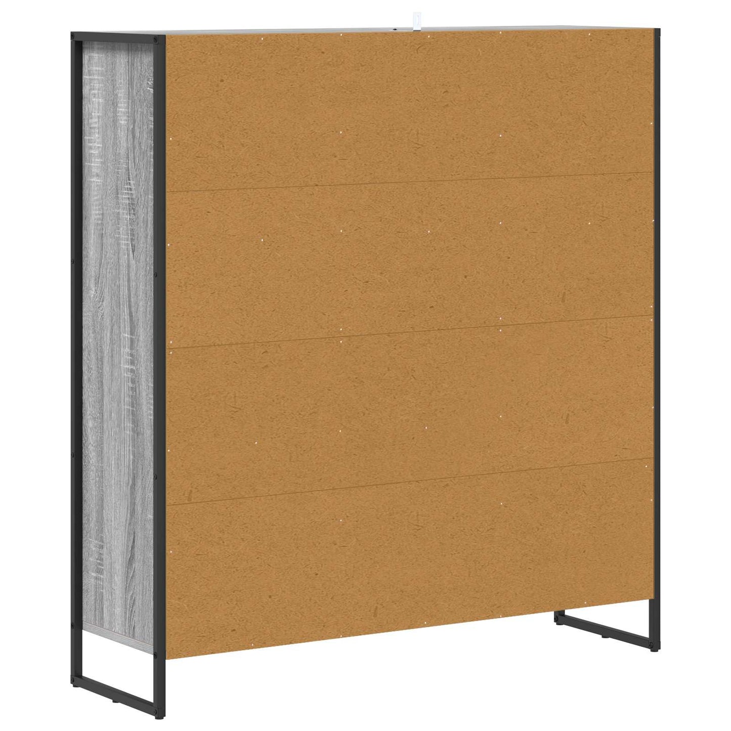 vidaXL Book Cabinet 99.5 x 30 x 108.5 cm Engineered Wood Grey Sonoma