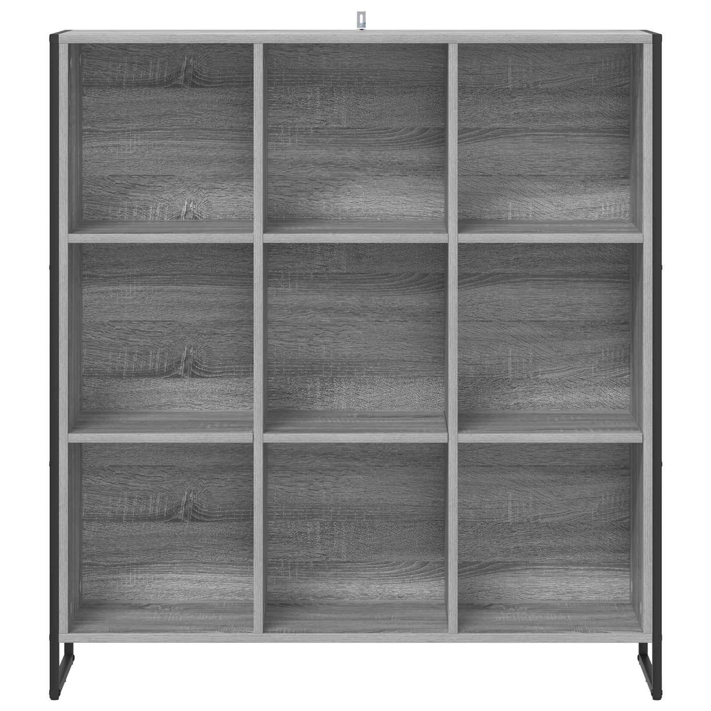 vidaXL Book Cabinet 99.5 x 30 x 108.5 cm Engineered Wood Grey Sonoma