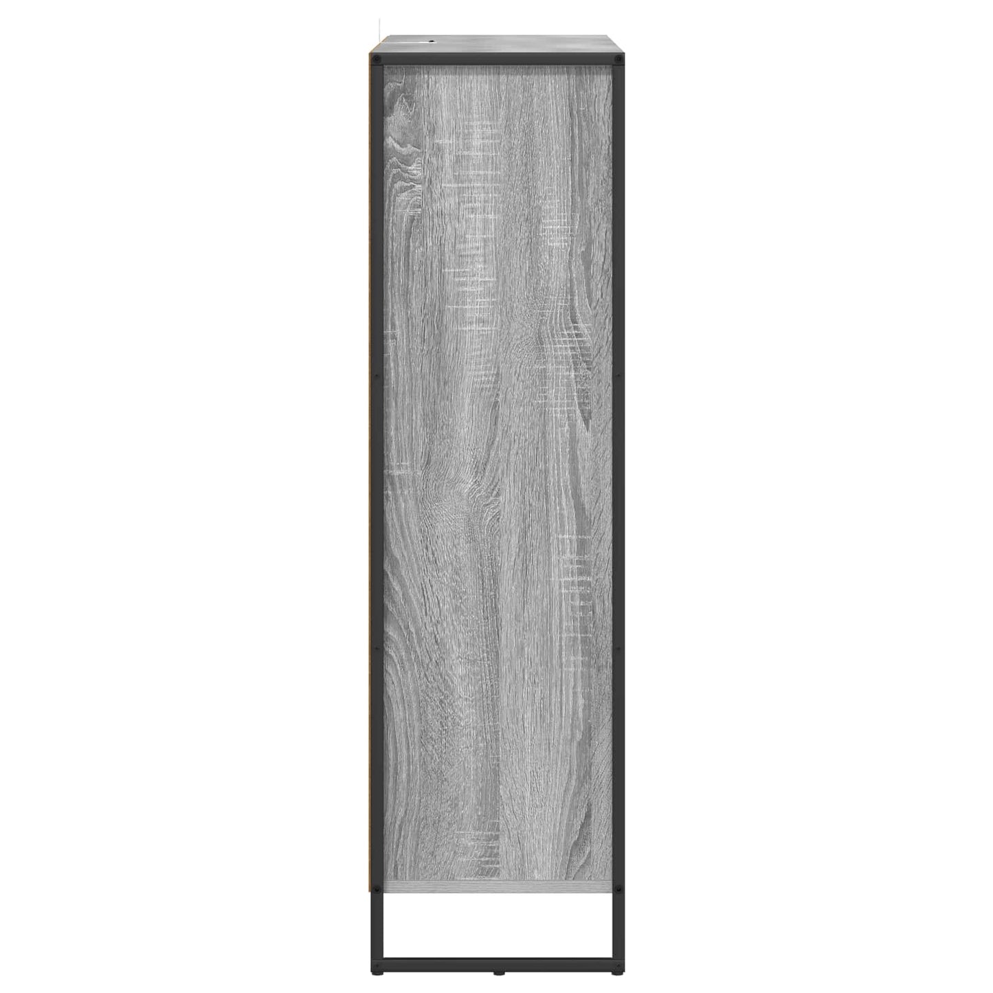 vidaXL Book Cabinet 99.5 x 30 x 108.5 cm Engineered Wood Grey Sonoma