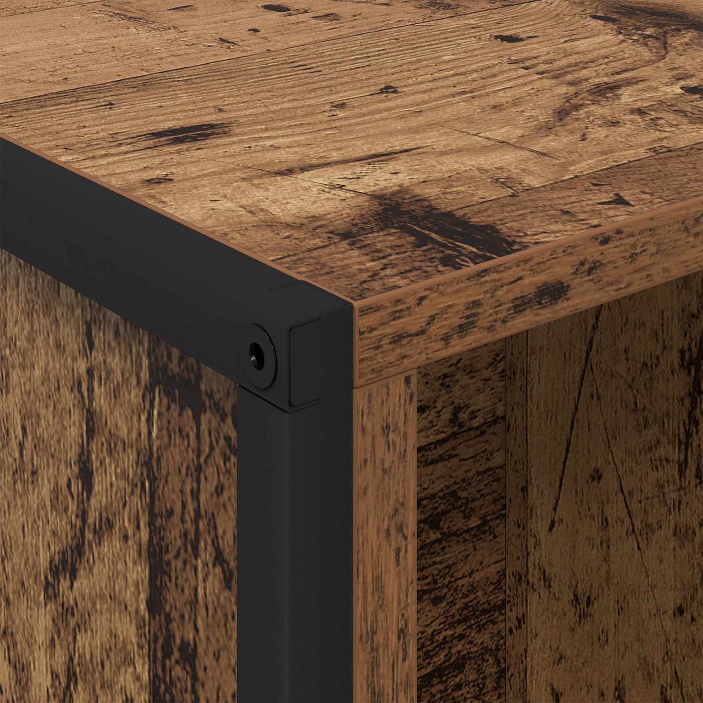 vidaXL Book Cabinet Old Wood 99.5 x 30 x 108.5 cm Engineered Wood