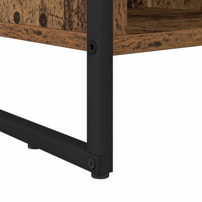 vidaXL Book Cabinet Old Wood 99.5 x 30 x 108.5 cm Engineered Wood
