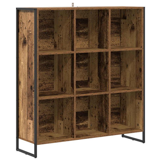 vidaXL Book Cabinet 99.5 x 30 x 108.5 cm Engineered Wood Old Wood