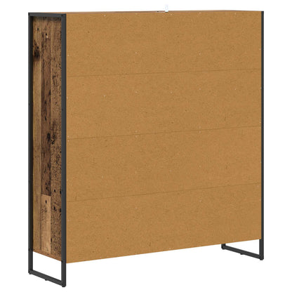 vidaXL Book Cabinet Old Wood 99.5 x 30 x 108.5 cm Engineered Wood