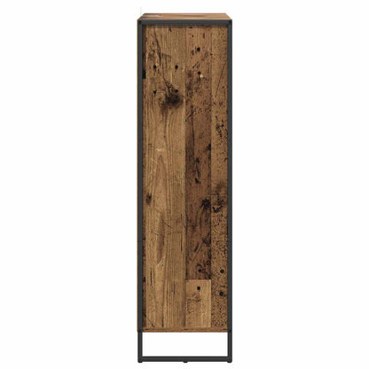 vidaXL Book Cabinet Old Wood 99.5 x 30 x 108.5 cm Engineered Wood