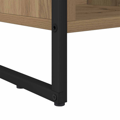 vidaXL Book Cabinet Artisian Oak 99.5 x 30 x 108.5 cm Engineered Wood