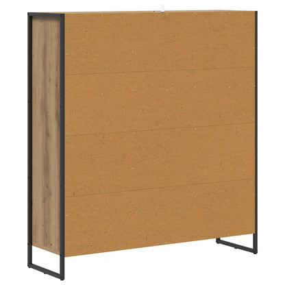 vidaXL Book Cabinet Artisian Oak 99.5 x 30 x 108.5 cm Engineered Wood