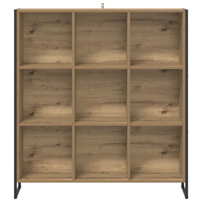 vidaXL Book Cabinet Artisian Oak 99.5 x 30 x 108.5 cm Engineered Wood